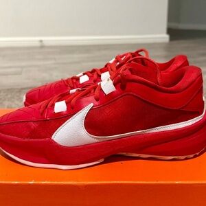 Men’s Red Leather Nike Air
